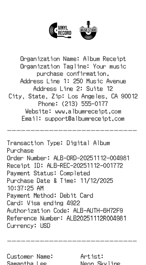 Receipt Image