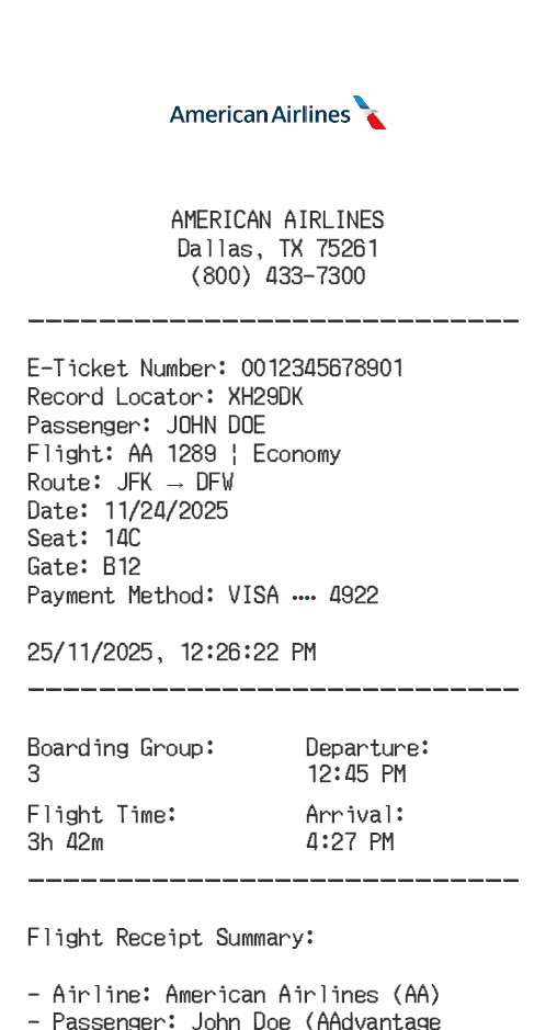 Receipt Image