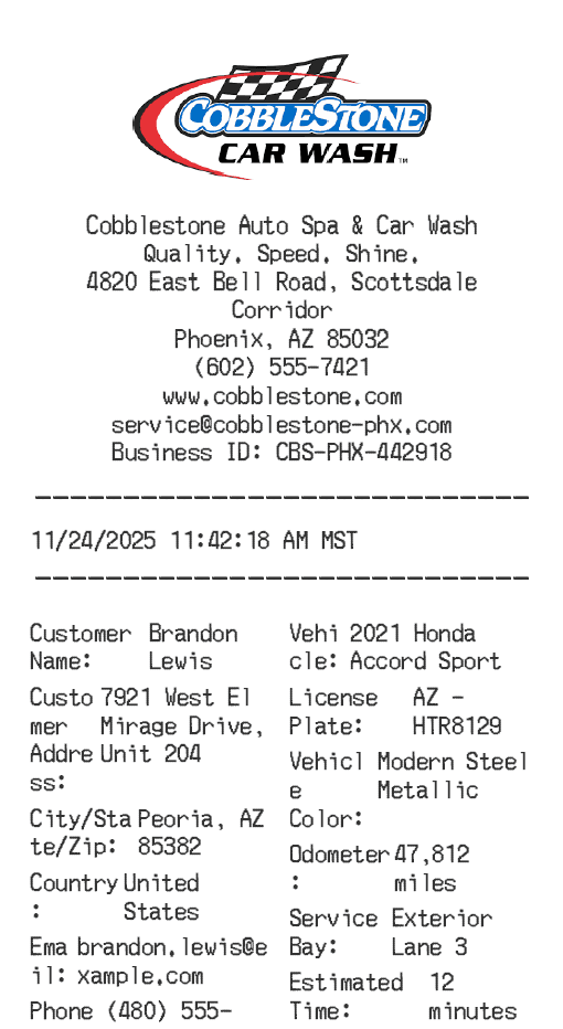 CobbleStone Receipt Logo