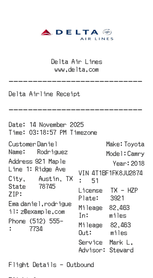 Receipt Image