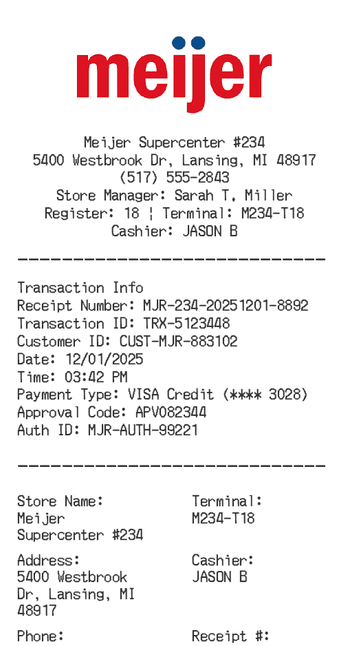 Receipt Image