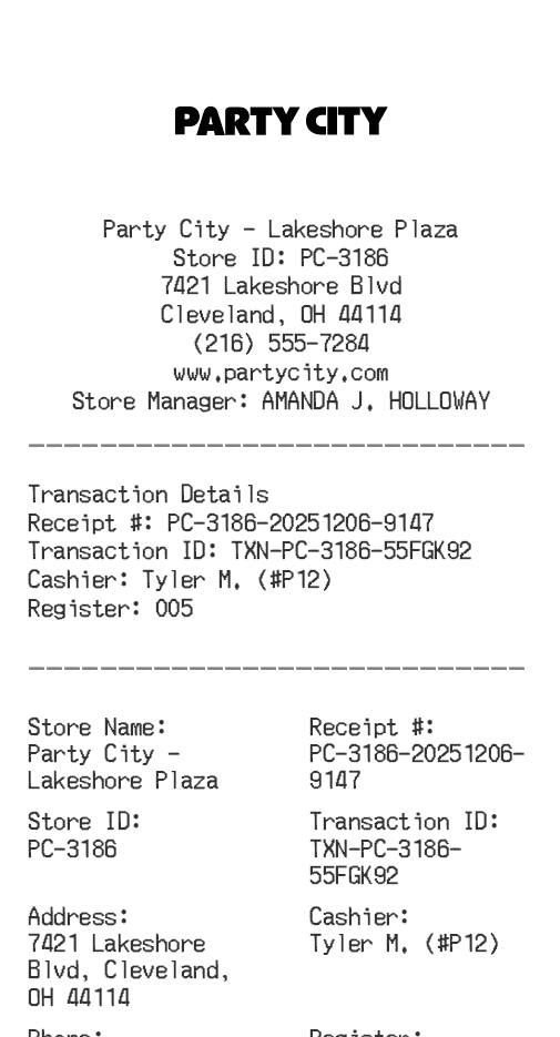 Receipt Image