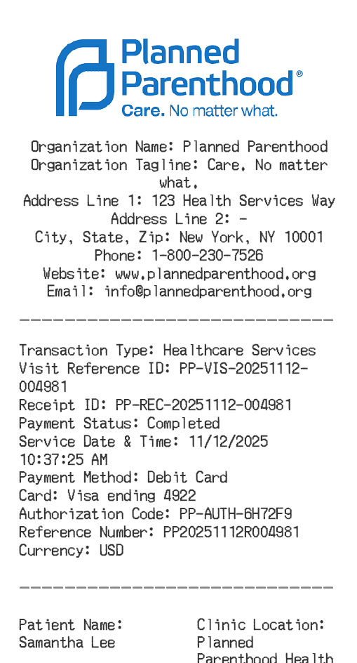 Receipt Image