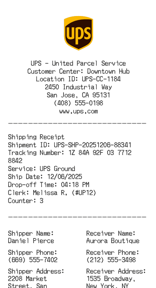 Receipt Image