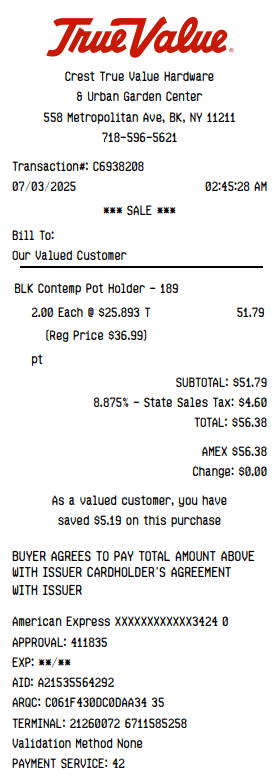 Receipt Image