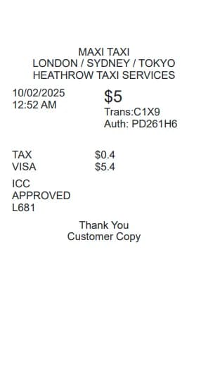 Transport Receipt Logo